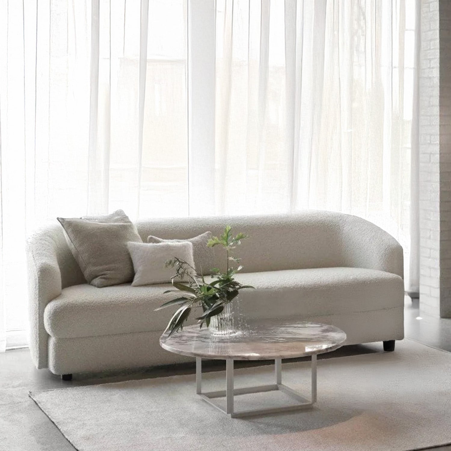 Siena 2 Seater - Off White – BLCK Homes