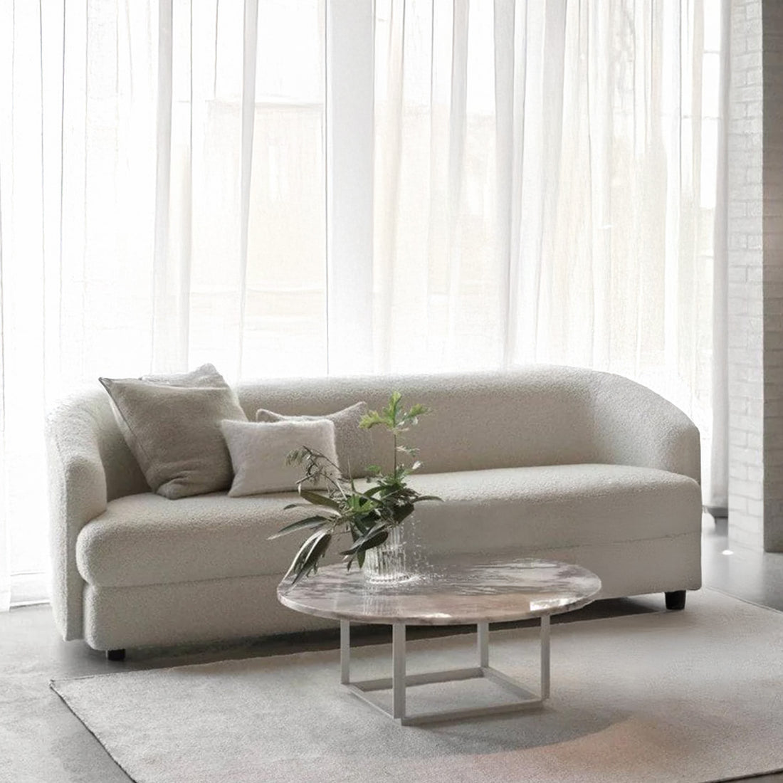 Siena 2 Seater - Off White – BLCK Homes