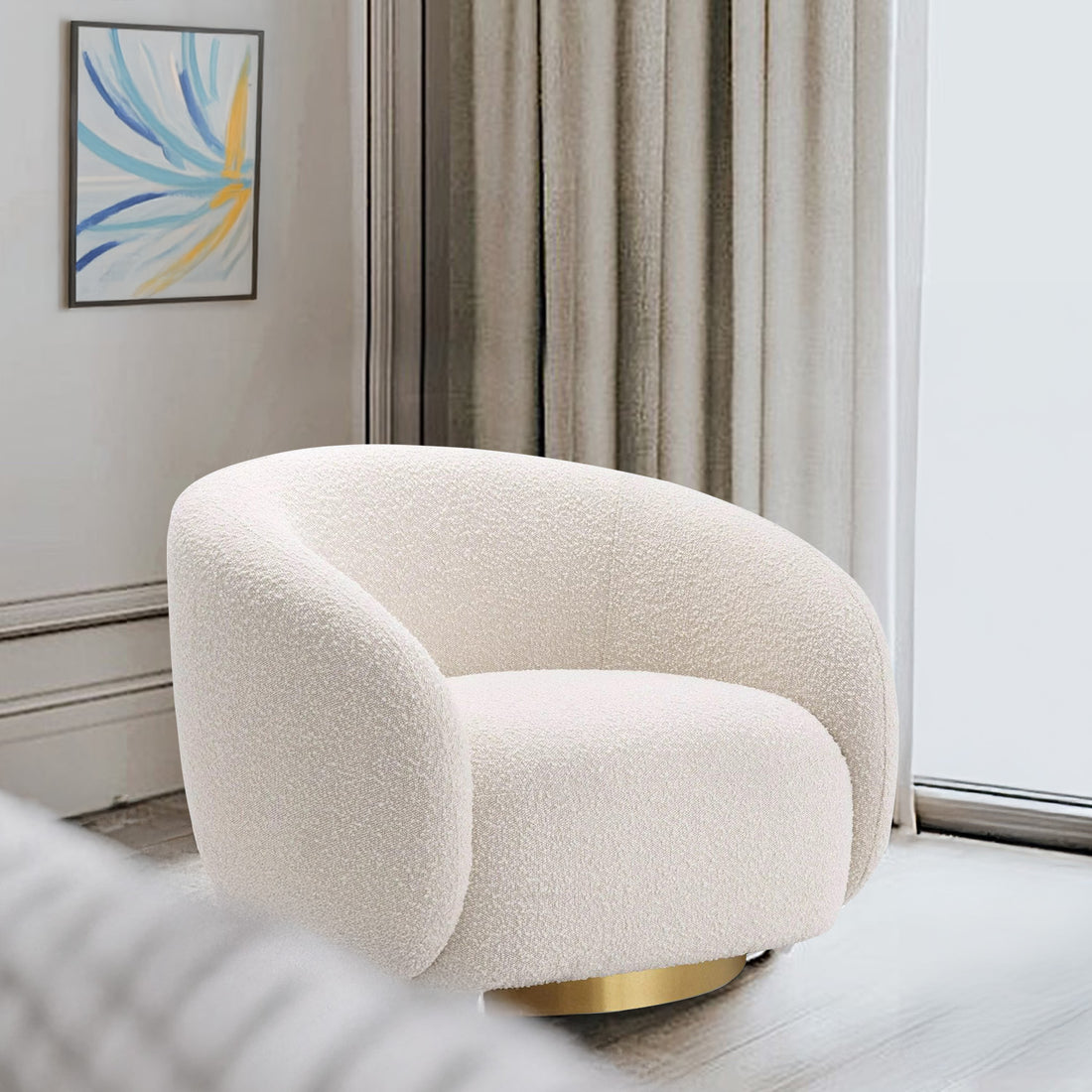 Matera Cozy Seating Single Seater - White – BLCK Homes