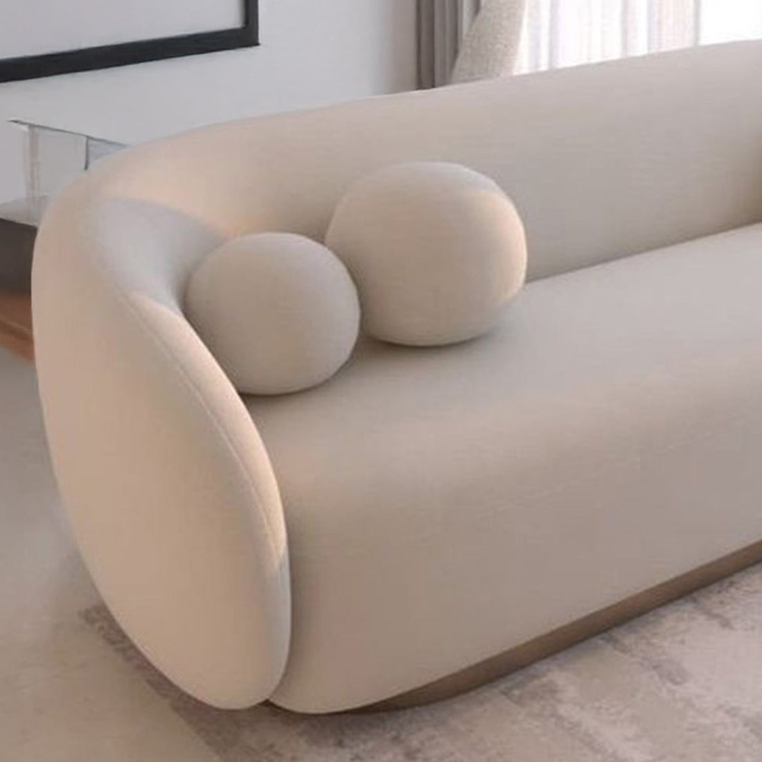 Cortona 2 Seater Sofa in White