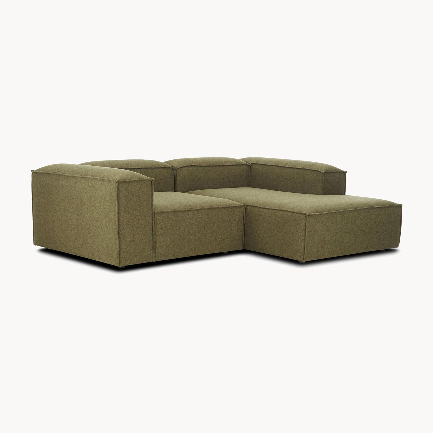 Assisi L-Shape Sofa in Green