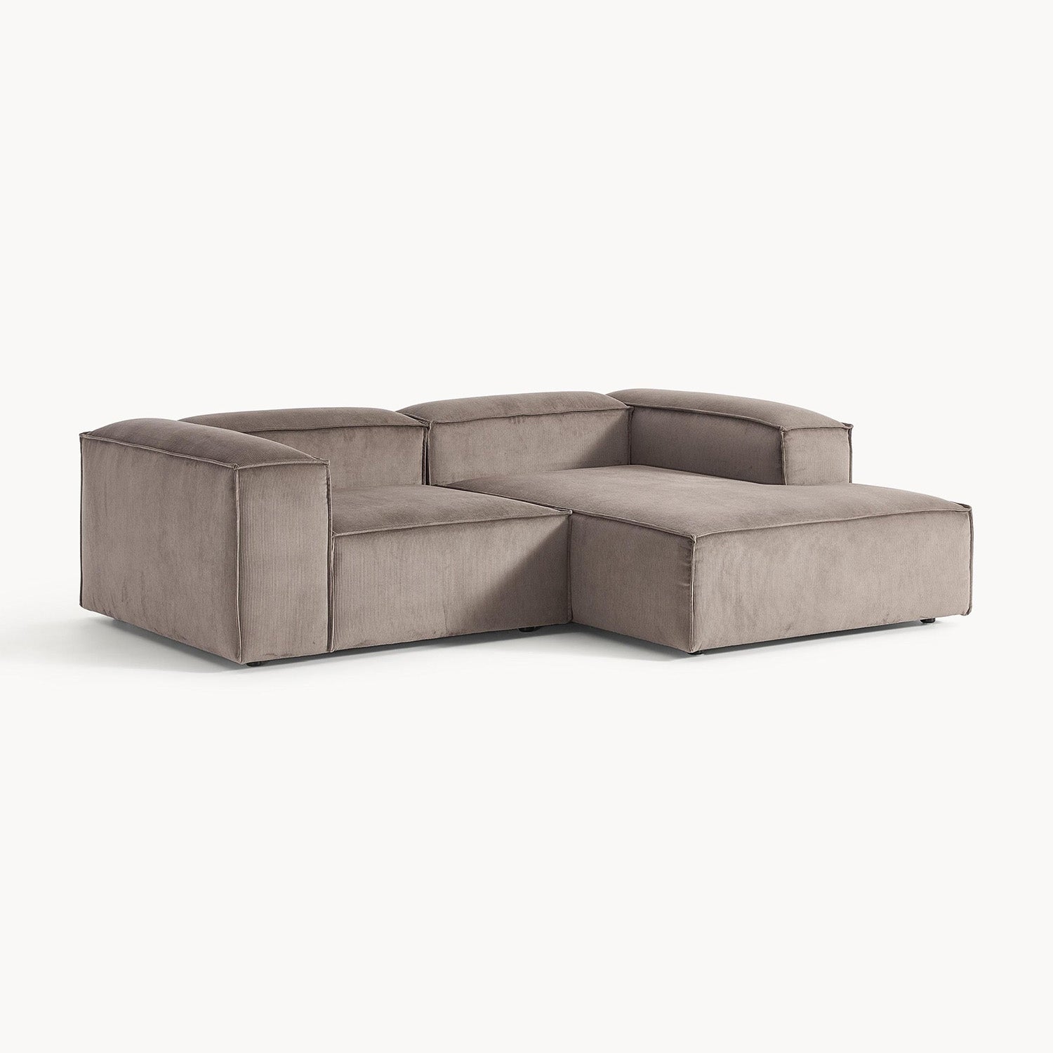 Assisi L-Shape Sofa in Ash Gray