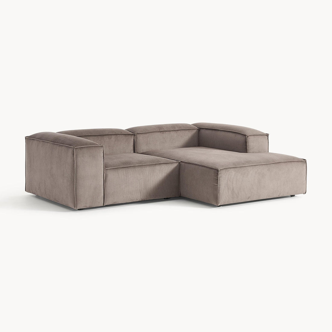 Assisi L-Shape Sofa in Ash Gray