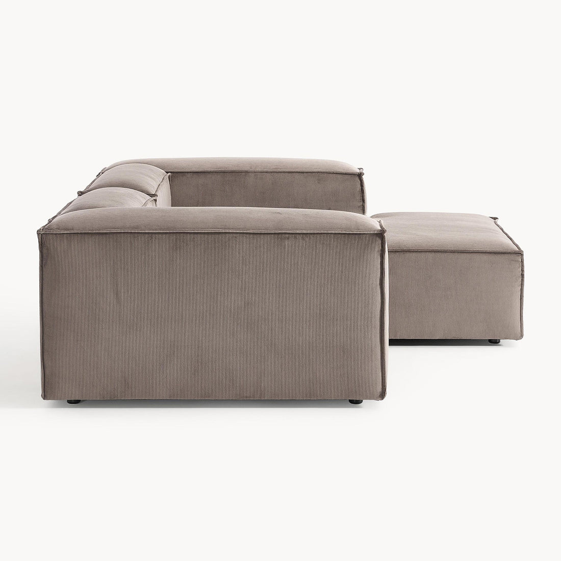 Assisi L-Shape Sofa in Ash Gray
