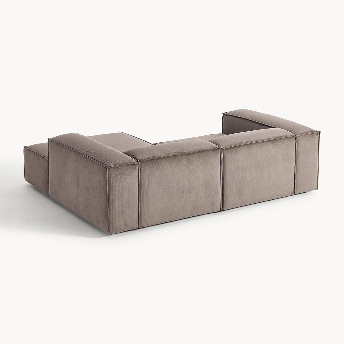 Assisi L-Shape Sofa in Ash Gray