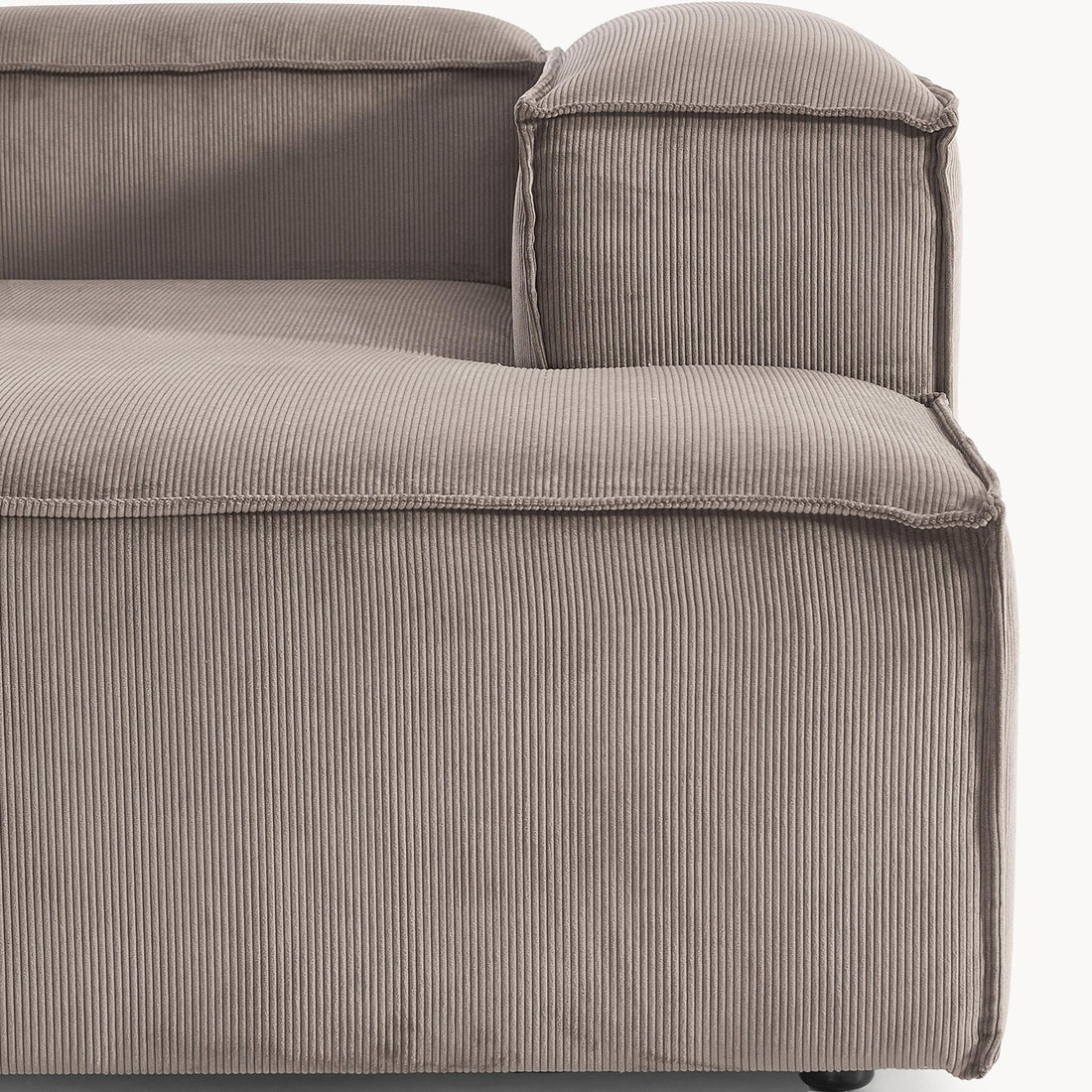 Assisi L-Shape Sofa in Ash Gray