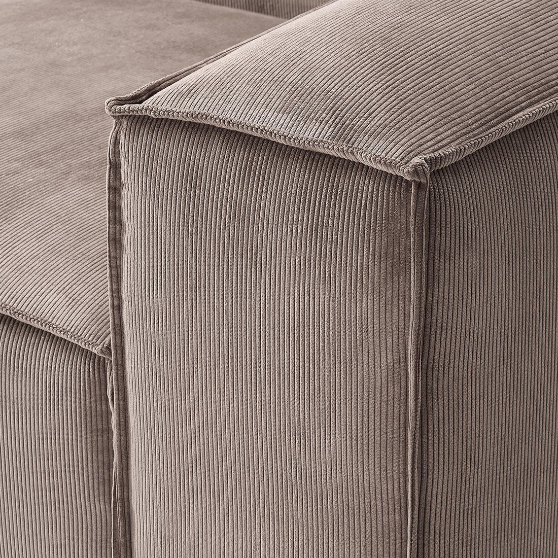 Assisi L-Shape Sofa in Ash Gray