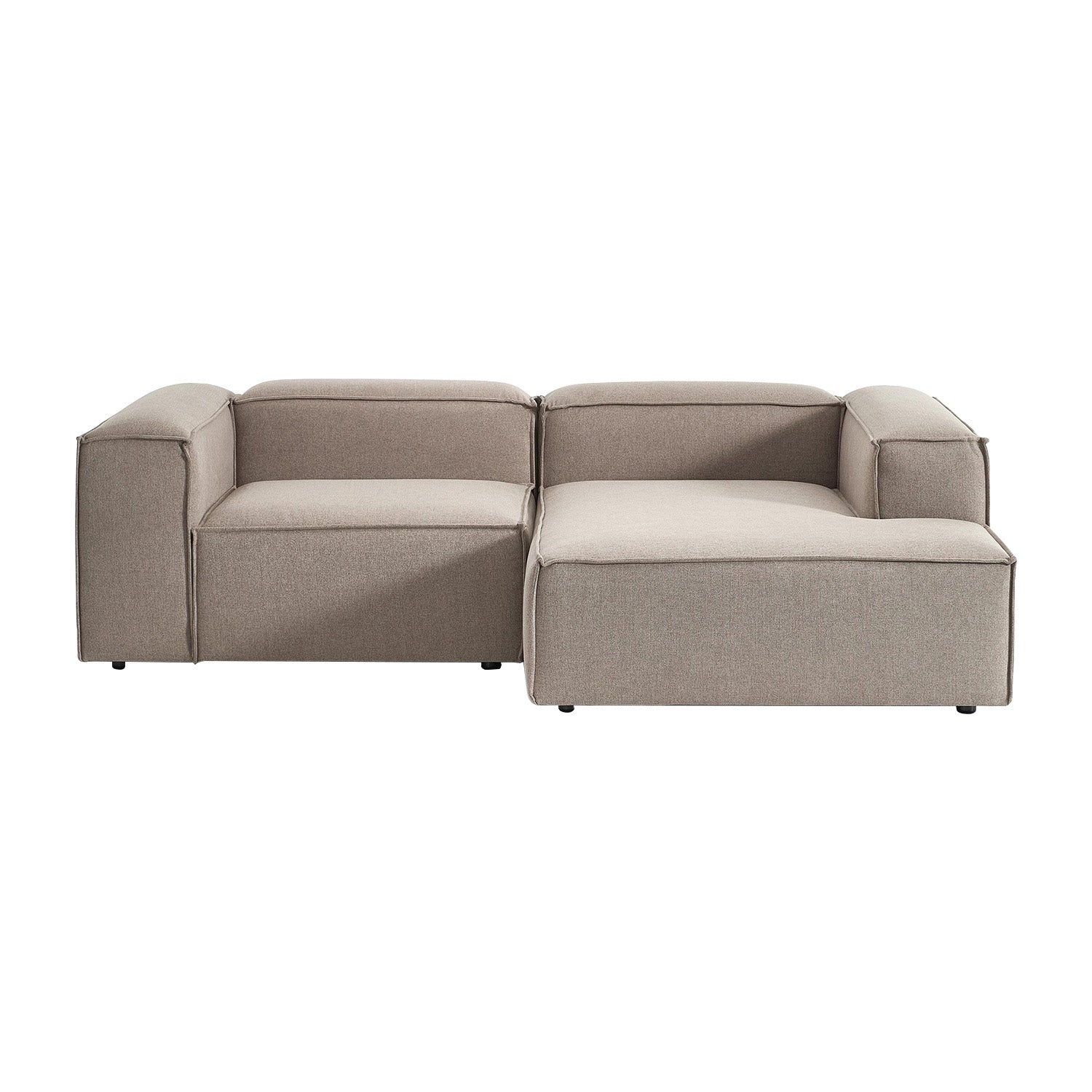 Assisi L-Shape Sofa in Light Gray
