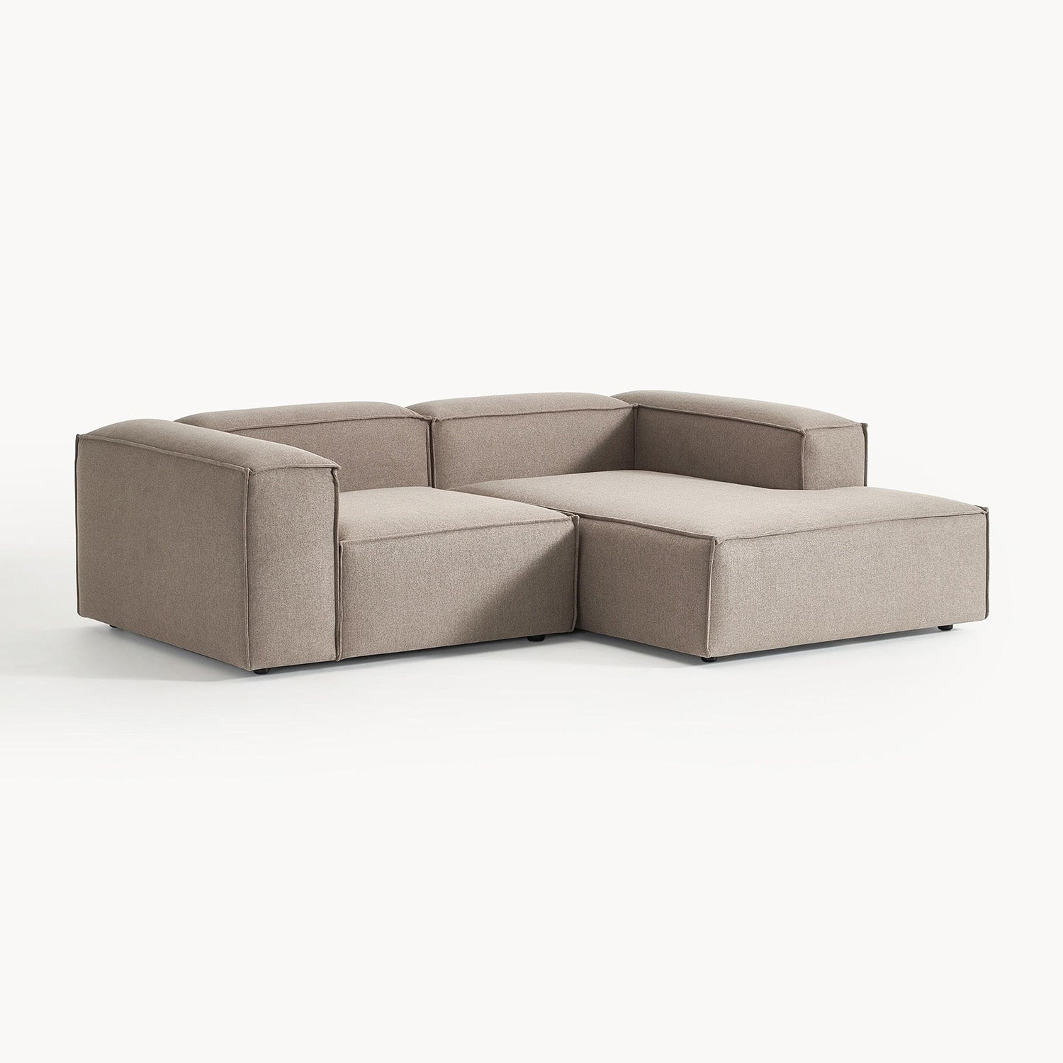 Assisi L-Shape Sofa in Light Gray