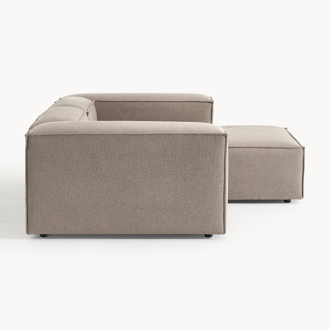 Assisi L-Shape Sofa in Light Gray
