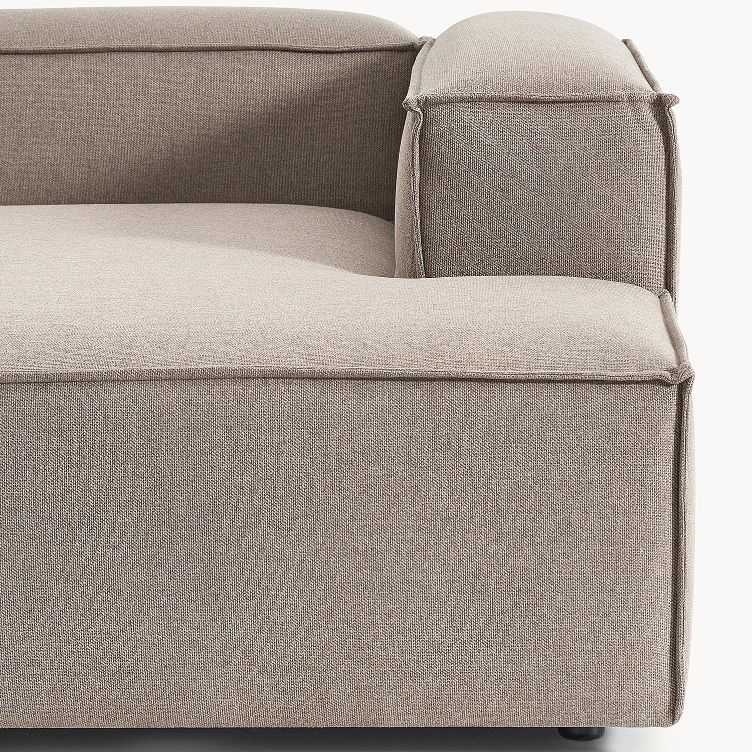 Assisi L-Shape Sofa in Light Gray