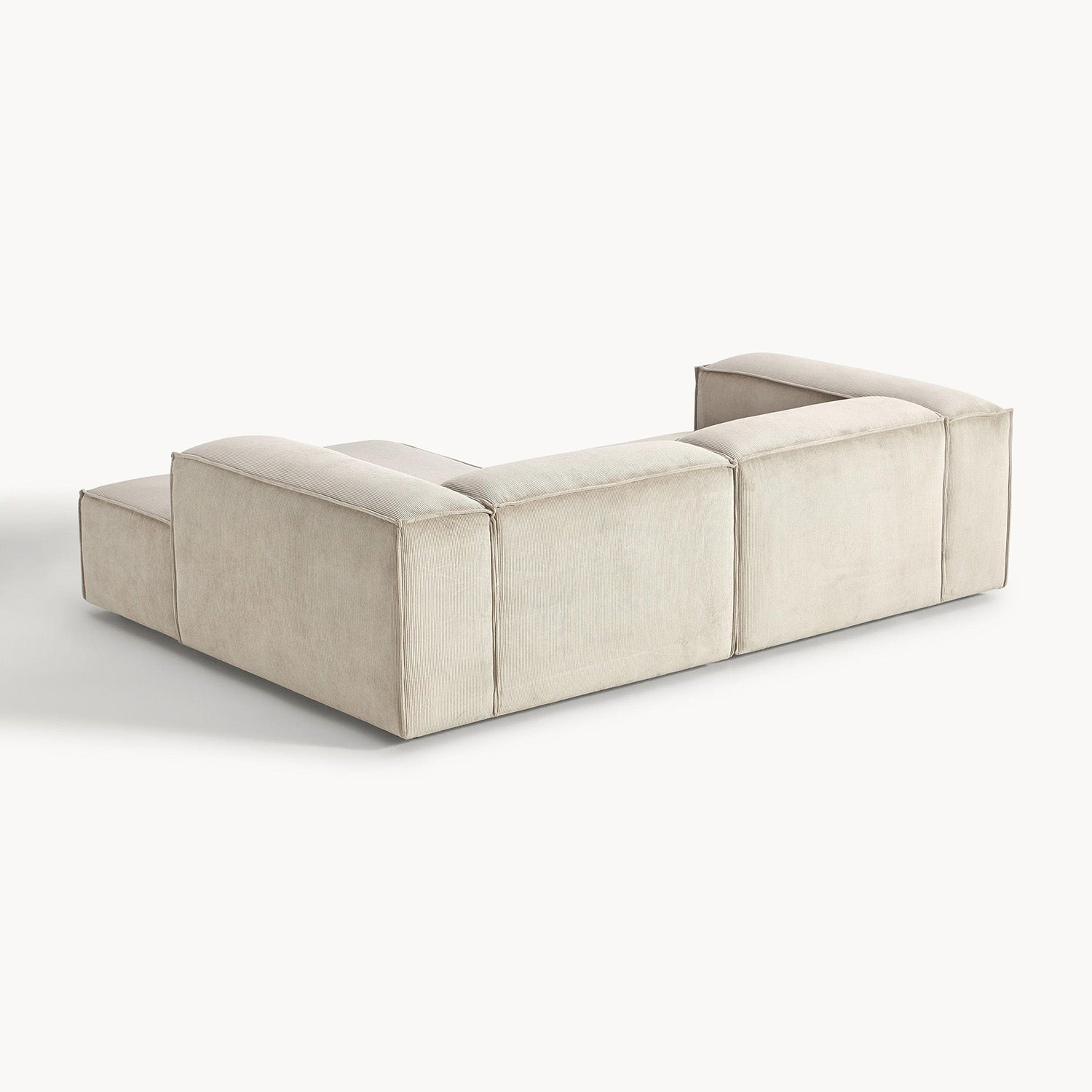 Assisi L-Shape Sofa in Off White