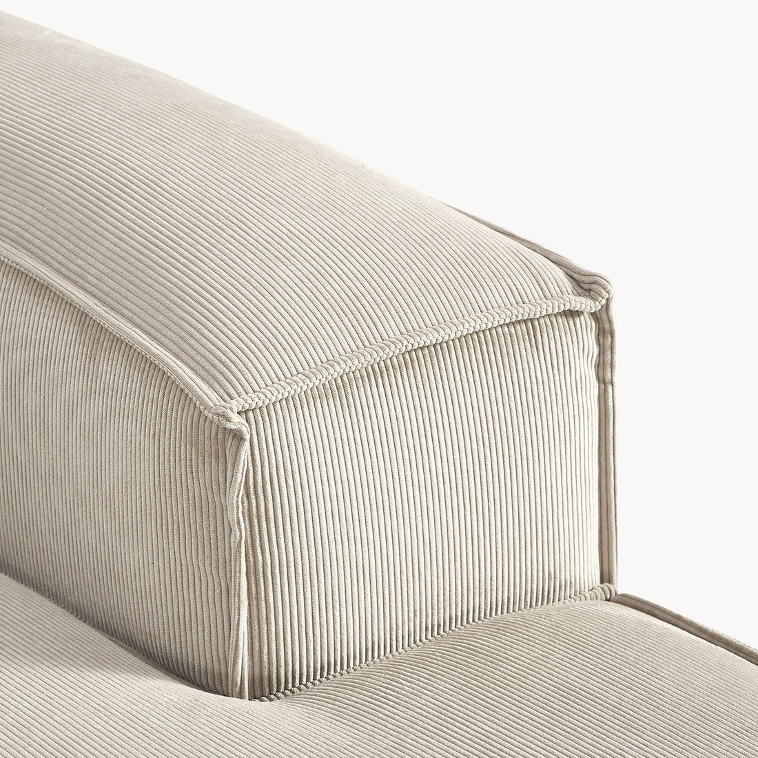 Assisi L-Shape Sofa in Off White