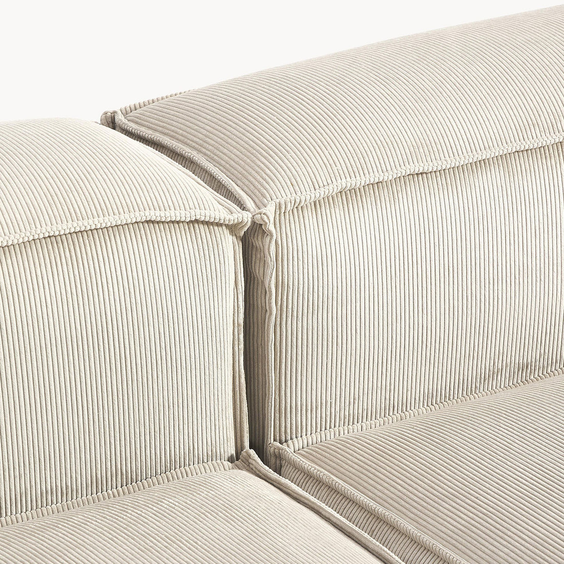 Assisi L-Shape Sofa in Off White