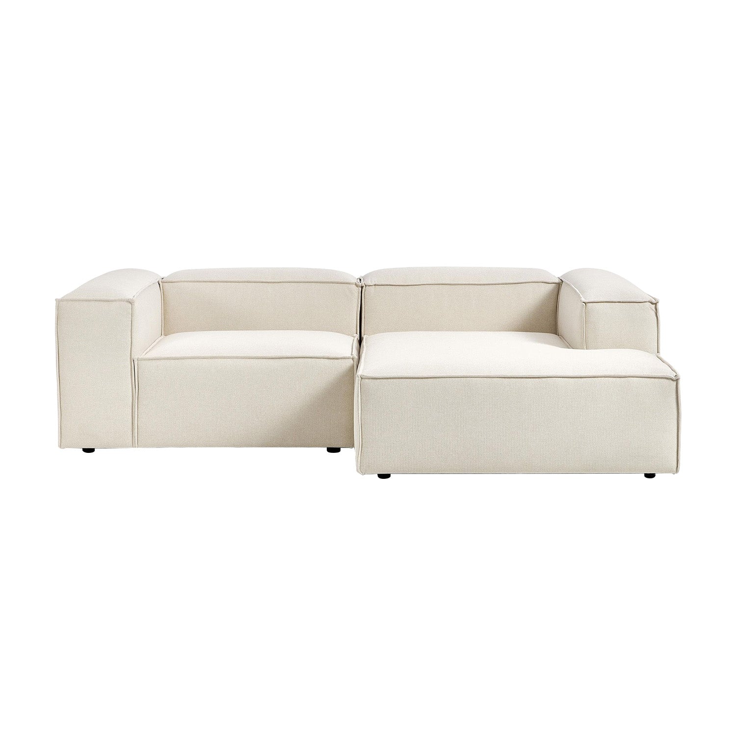 Assisi L-Shape Sofa in White