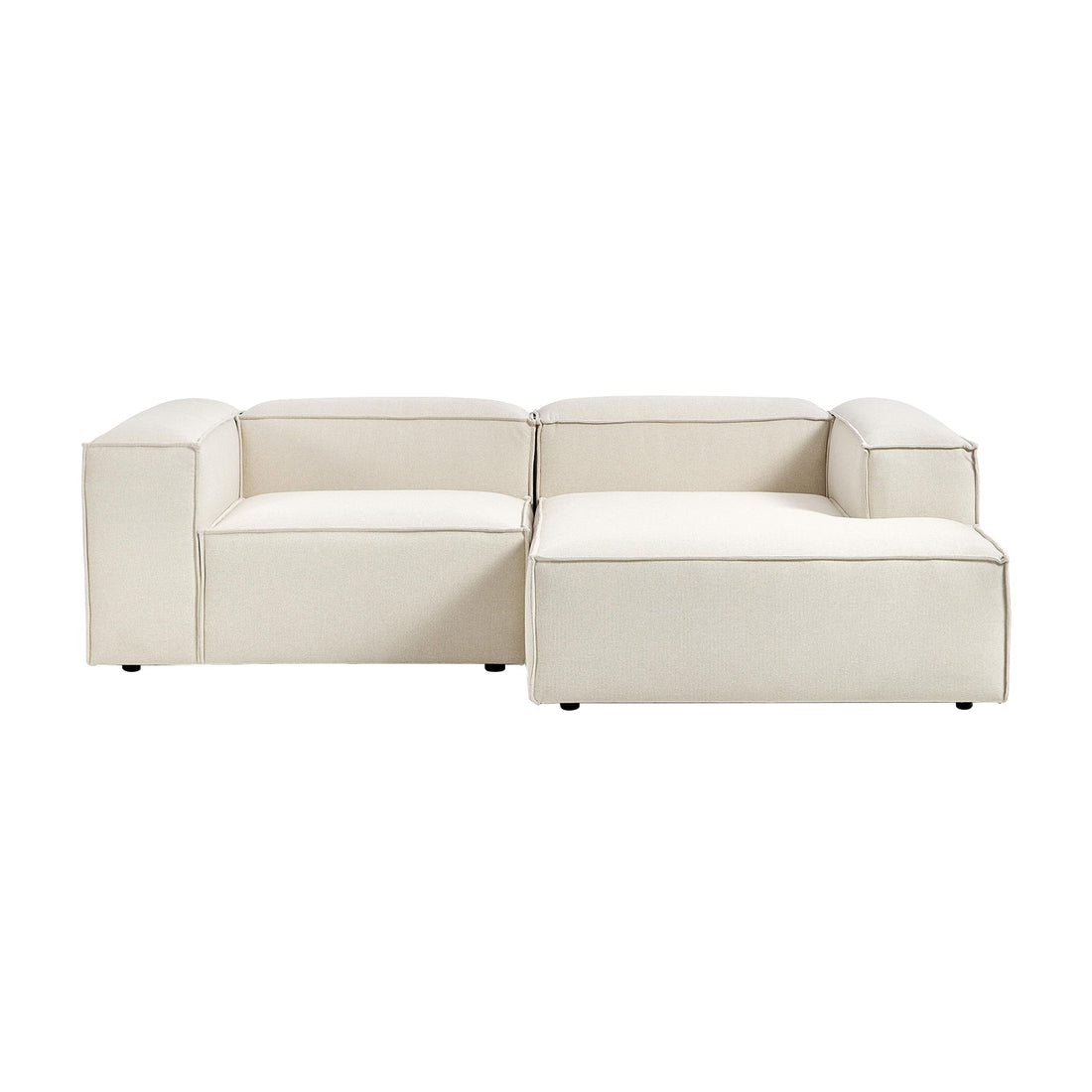 Assisi L-Shape Sofa in White
