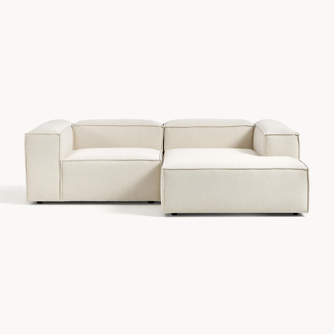 Assisi L-Shape Sofa in White