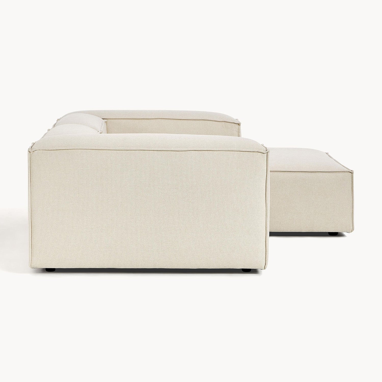 Assisi L-Shape Sofa in White