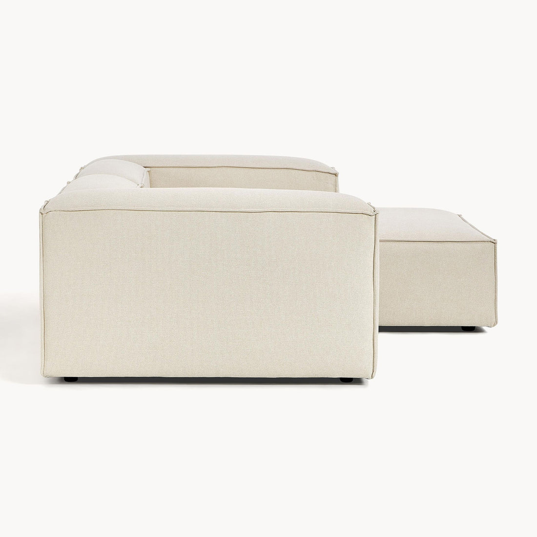 Assisi L-Shape Sofa in White