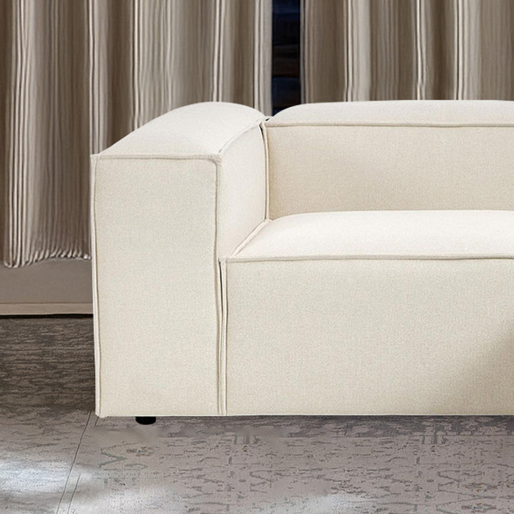 Assisi L-Shape Sofa in White