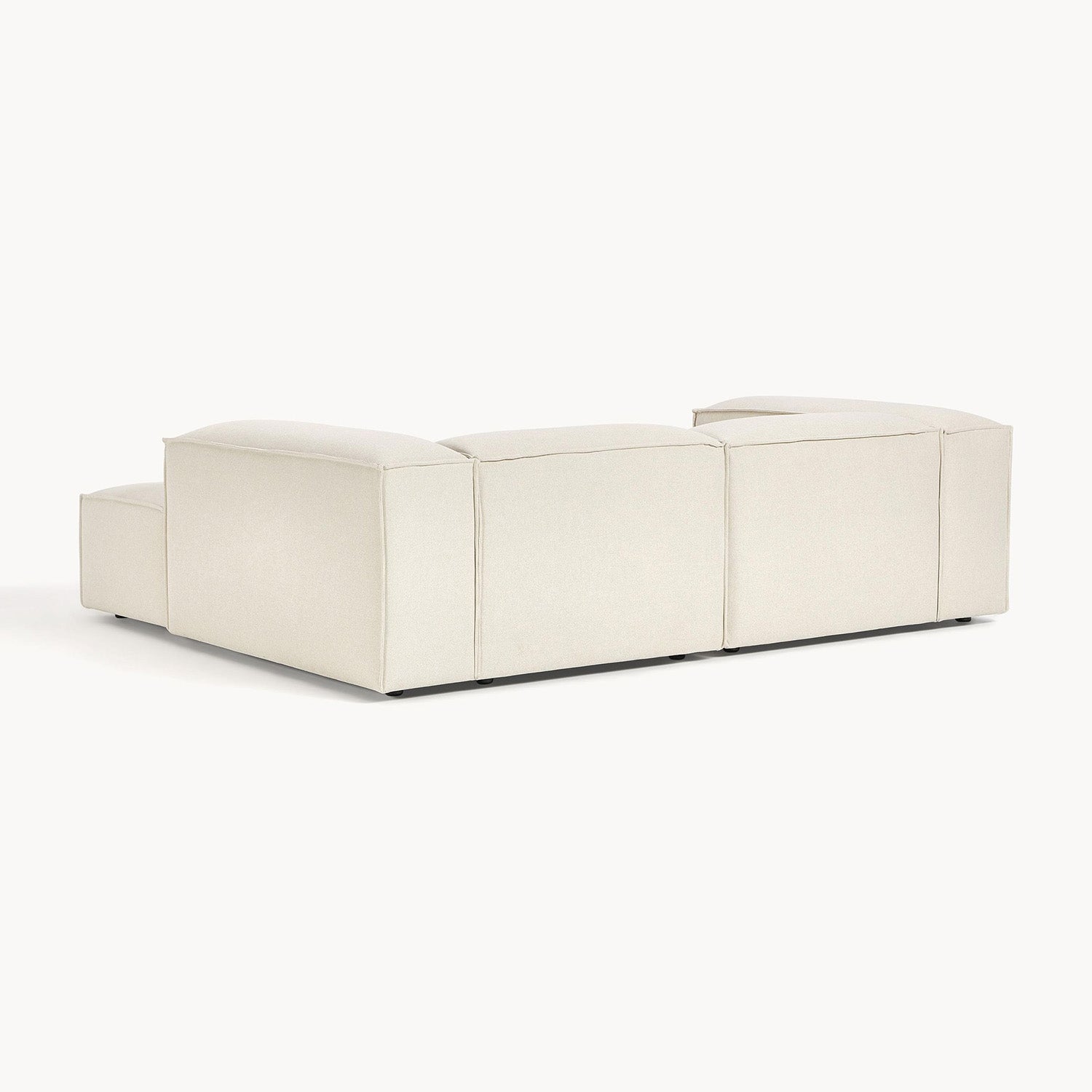 Assisi L-Shape Sofa in White