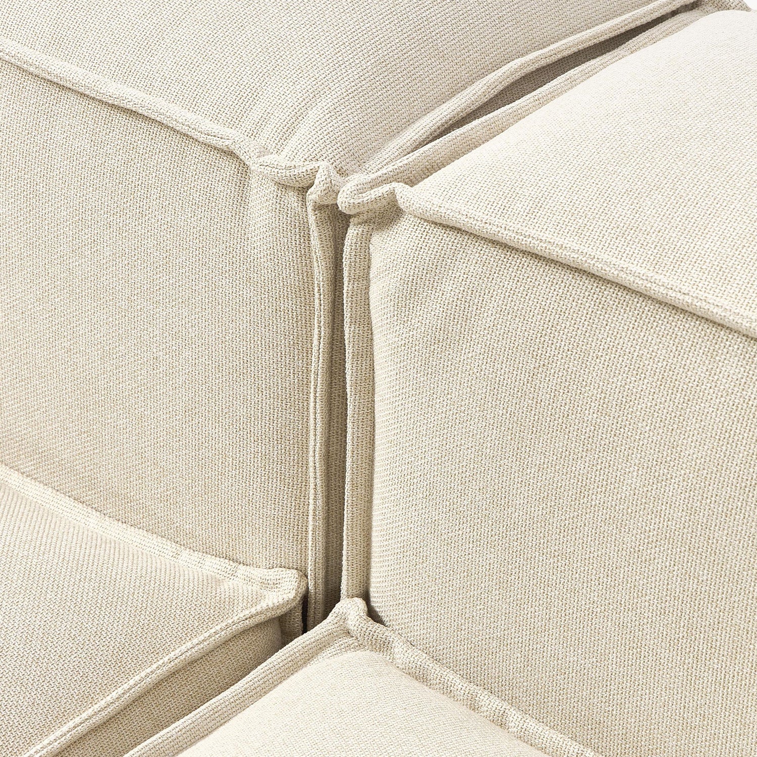 Assisi L-Shape Sofa in White