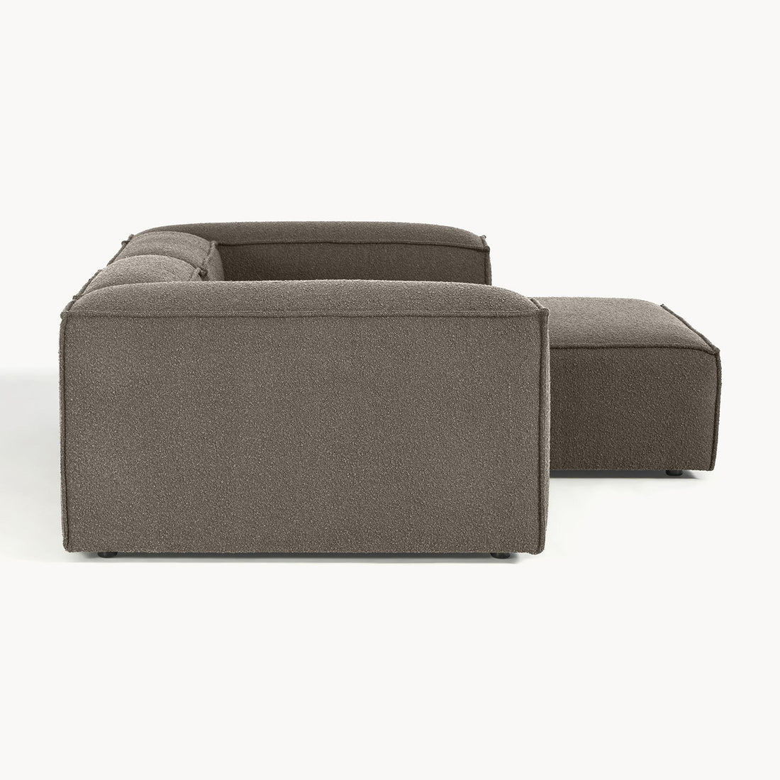 Assisi L-Shape Sofa in Dark Gray