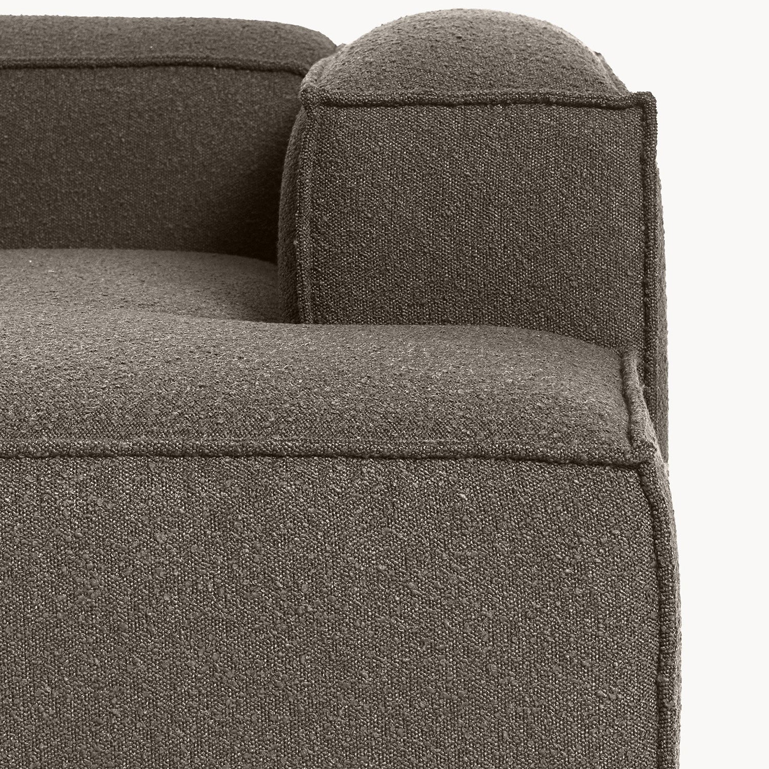 Assisi L-Shape Sofa in Dark Gray