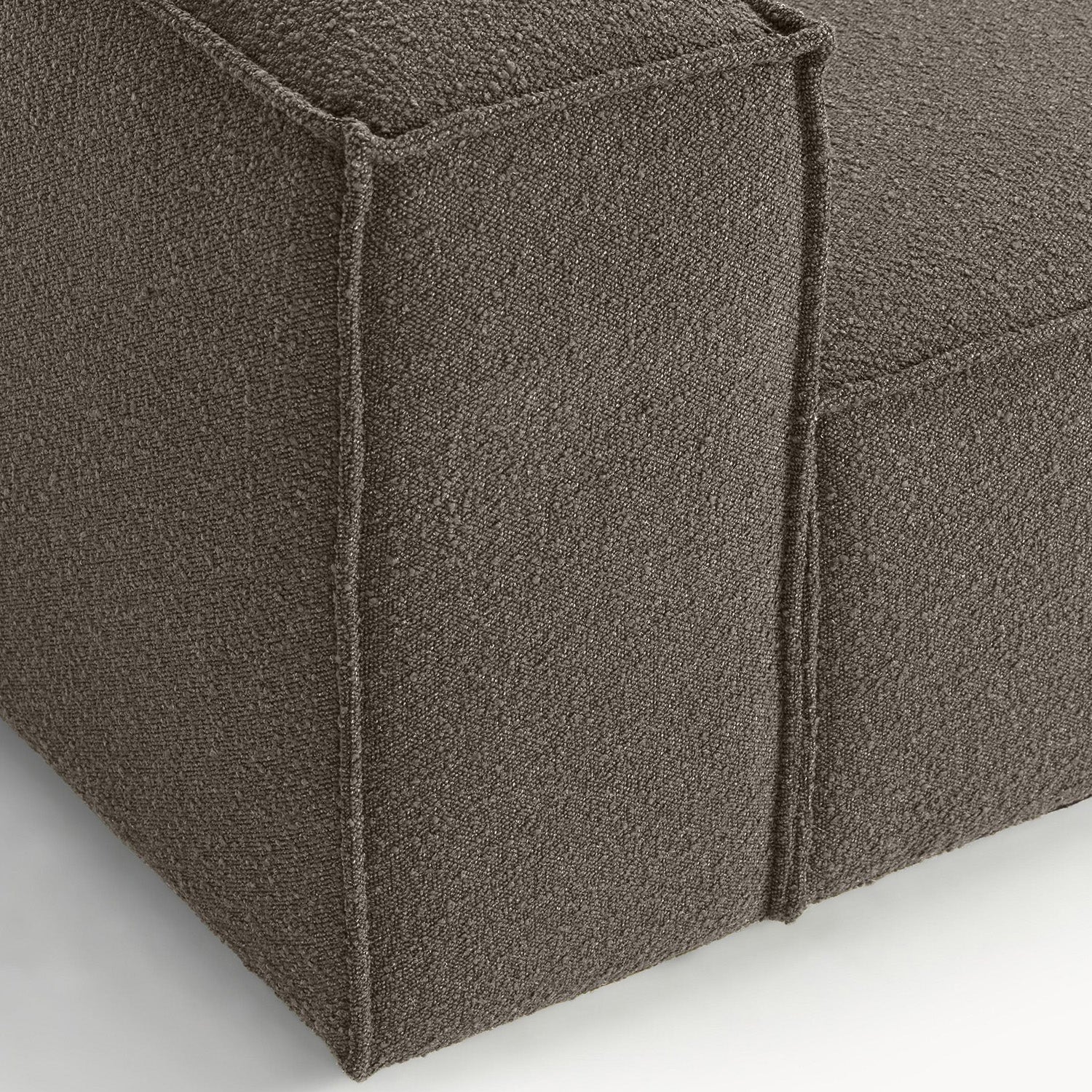 Assisi L-Shape Sofa in Dark Gray