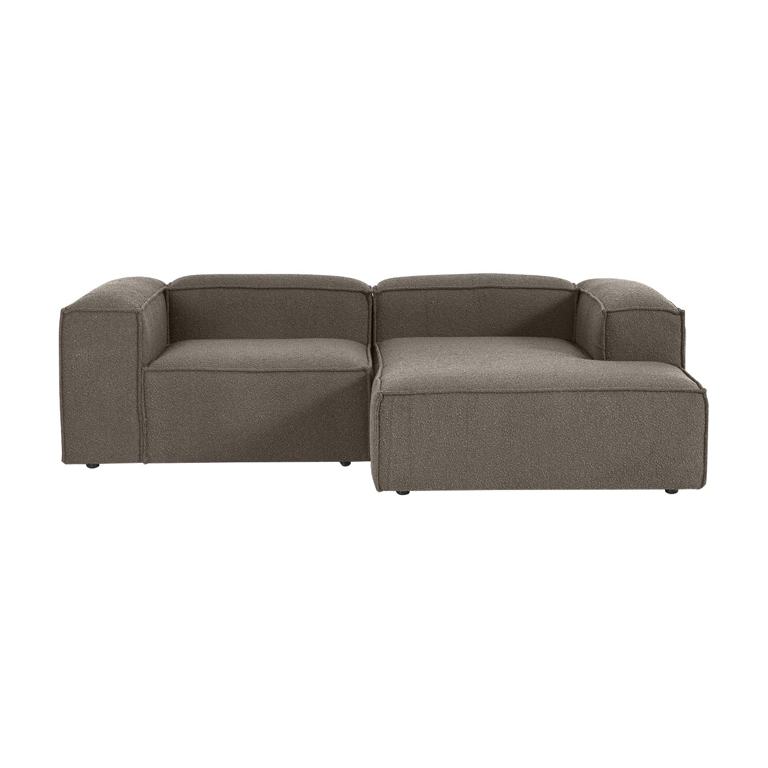 Assisi L-Shape Sofa in Dark Gray