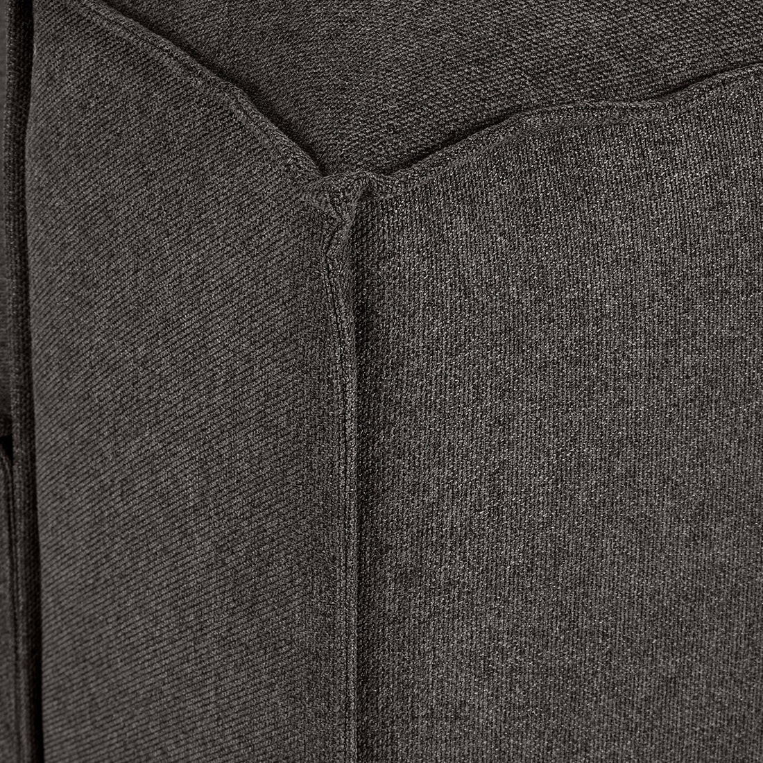 Assisi L-Shape Sofa in Silver Gray