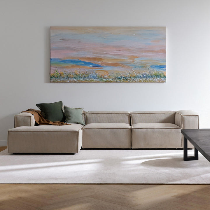 Trevi L Shape Sofa - Off White – BLCK Homes