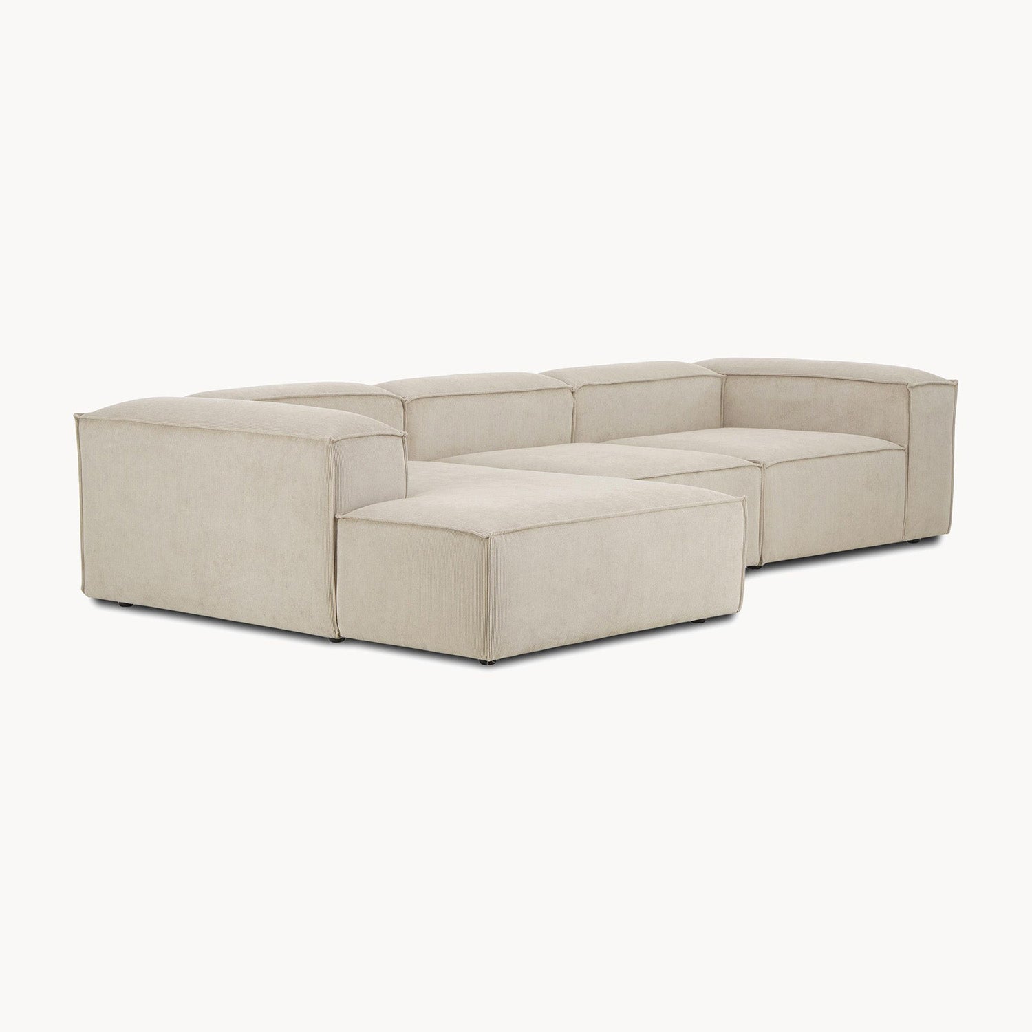 Trevi L-Shape Sofa in Off White