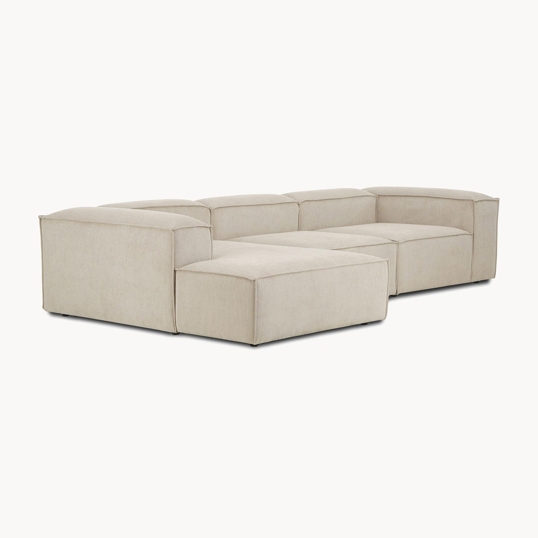 Trevi L-Shape Sofa in Off White