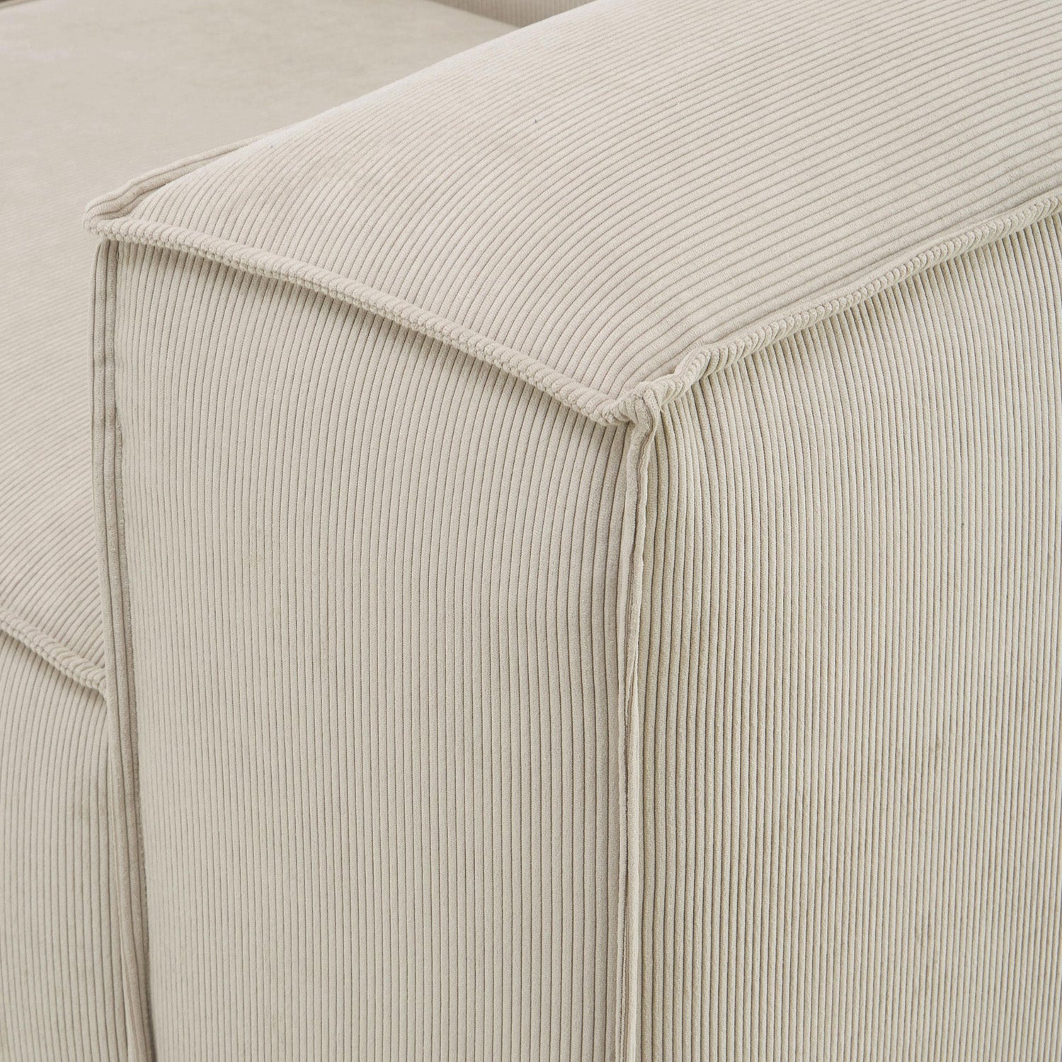 Trevi L-Shape Sofa in Off White