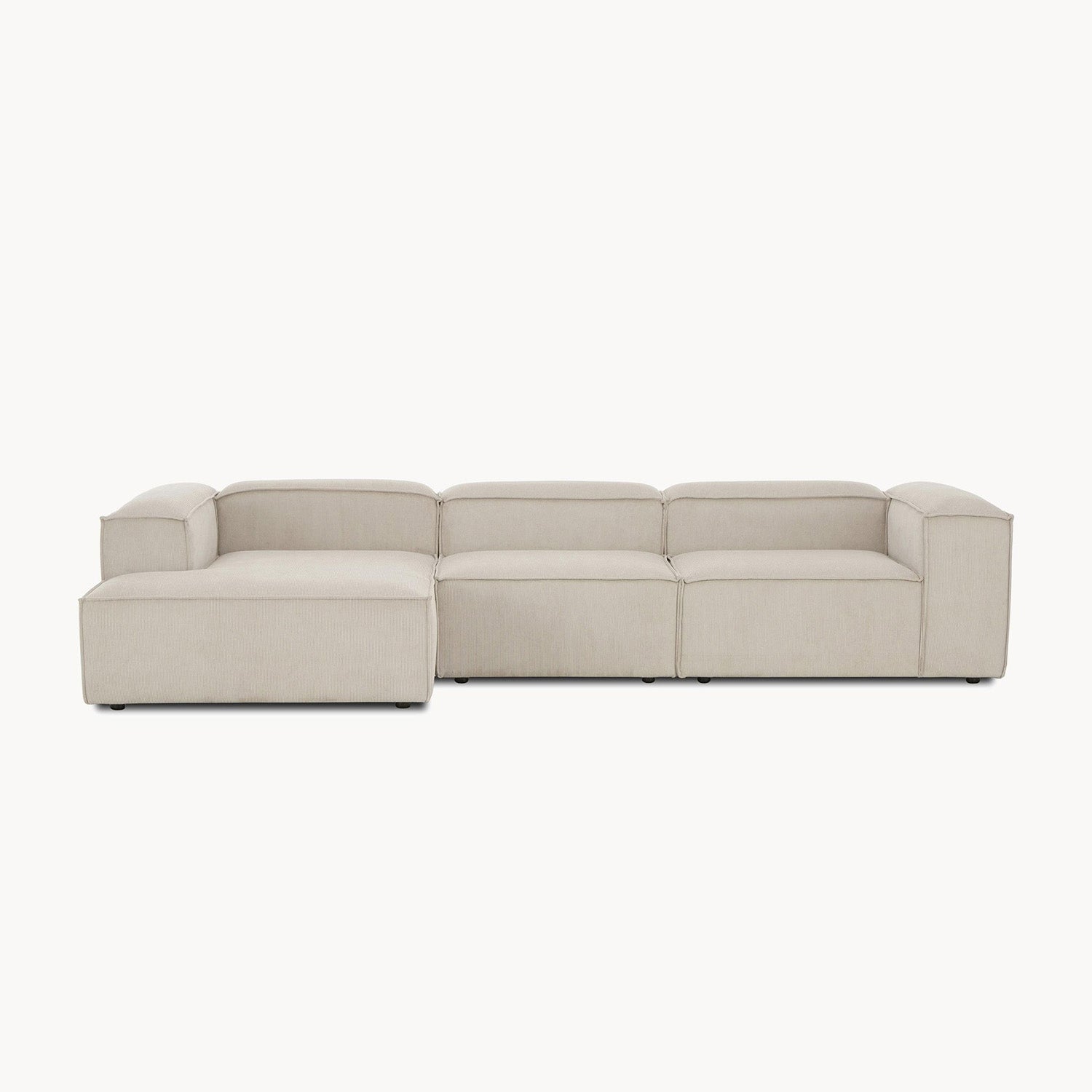 Trevi L-Shape Sofa in Off White