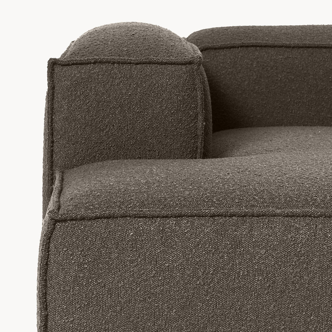 Trevi L-Shape Sofa in Ash Gray