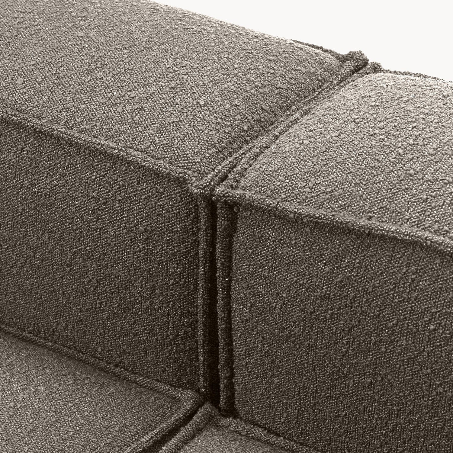 Trevi L-Shape Sofa in Ash Gray
