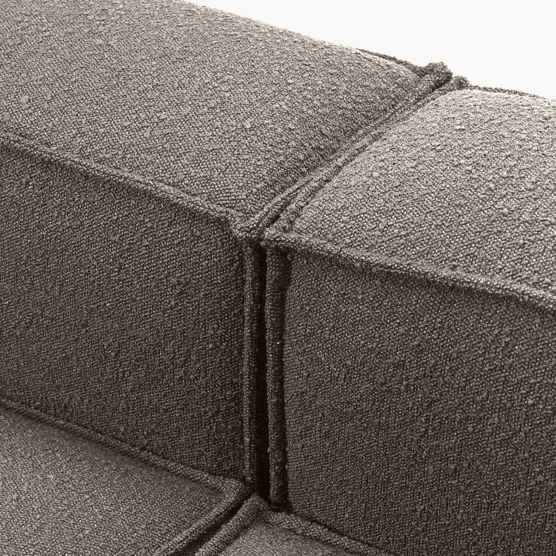 Trevi L-Shape Sofa in Ash Gray