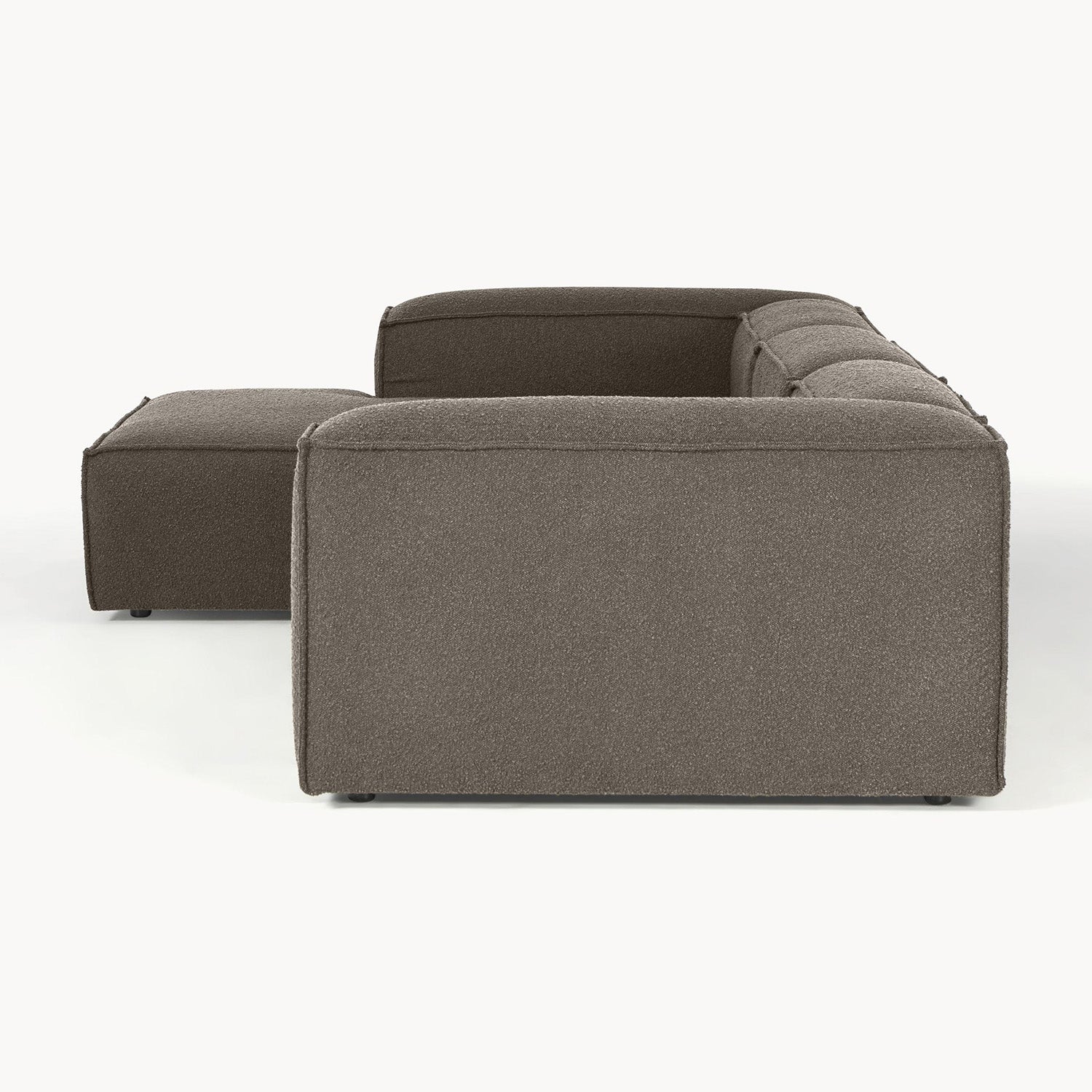 Trevi L-Shape Sofa in Ash Gray