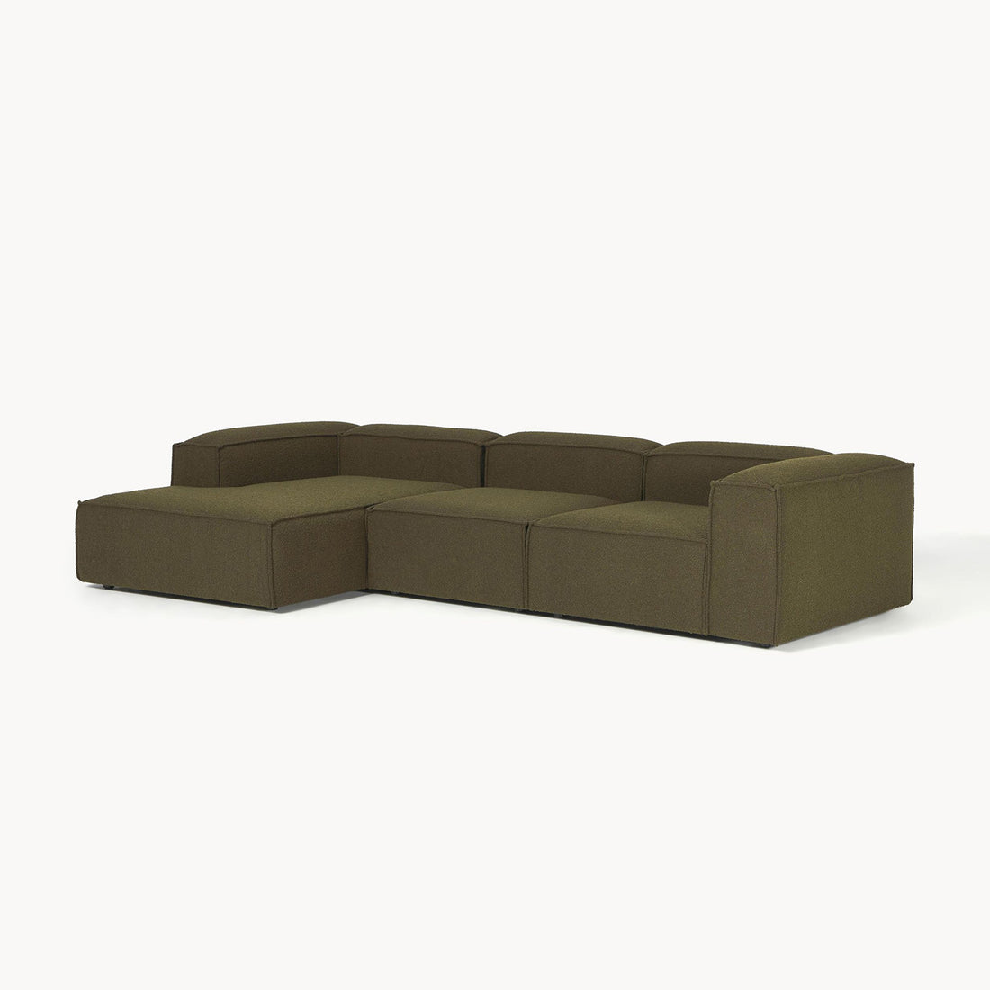 Trevi L-Shape Sofa in Green