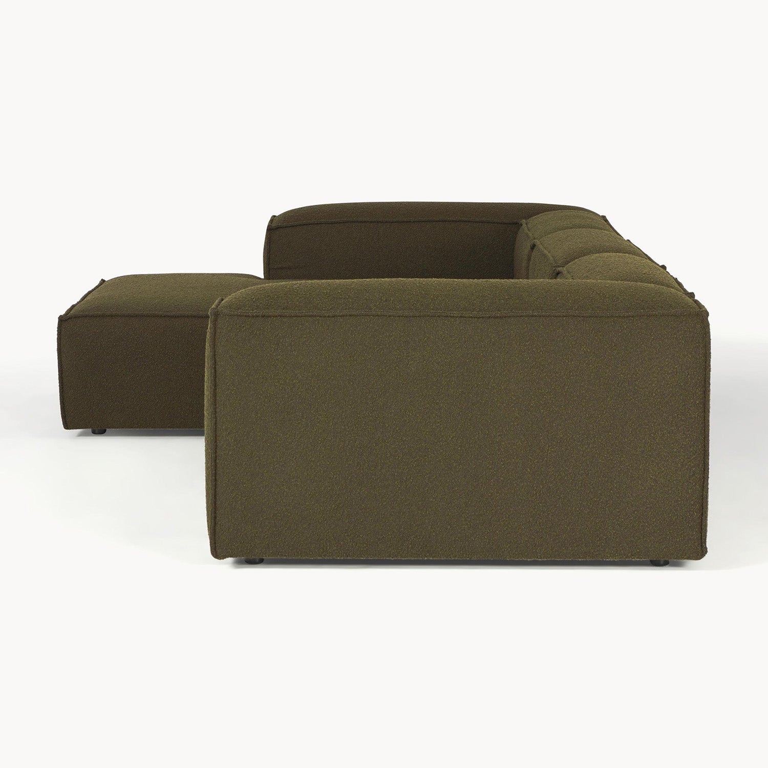Trevi L-Shape Sofa in Green