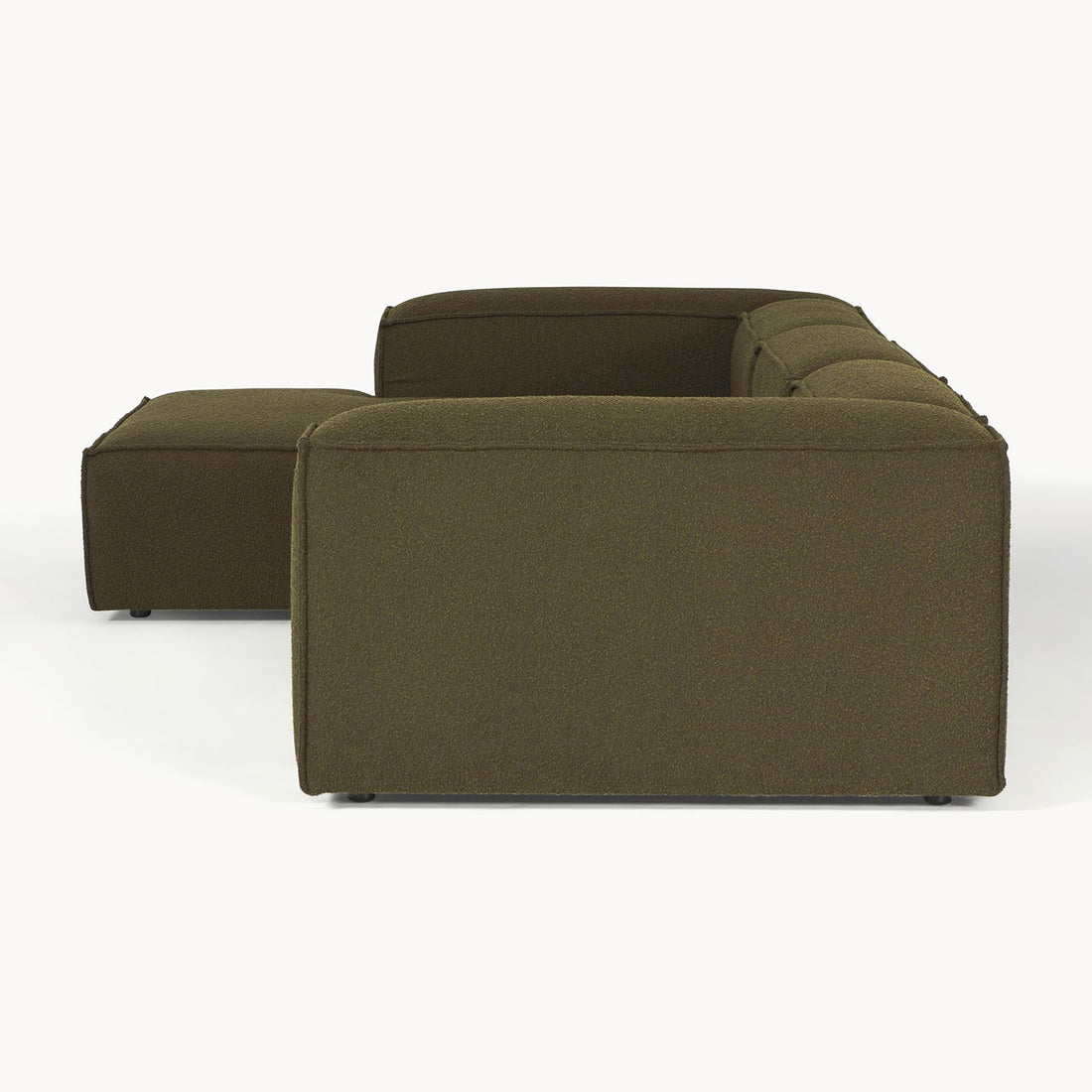 Trevi L-Shape Sofa in Green