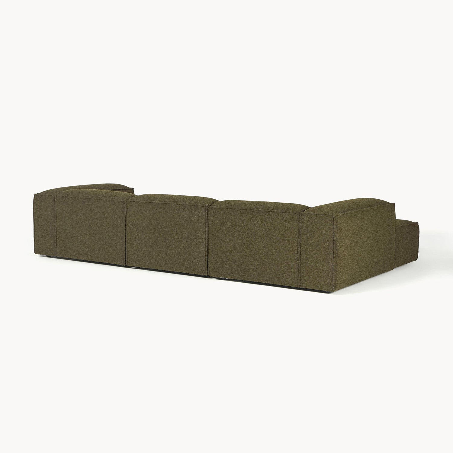 Trevi L-Shape Sofa in Green