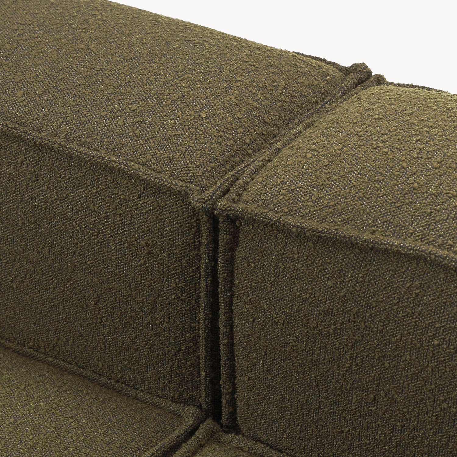 Trevi L-Shape Sofa in Green
