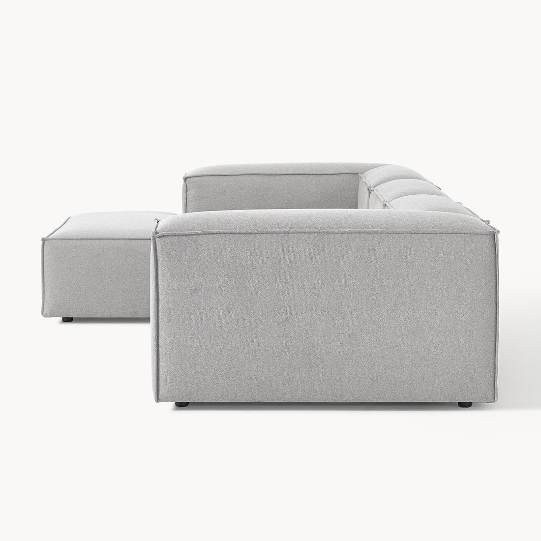 Trevi L-Shape Sofa in Light Gray