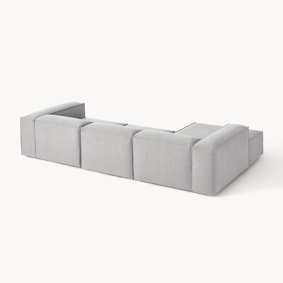 Trevi L-Shape Sofa in Light Gray