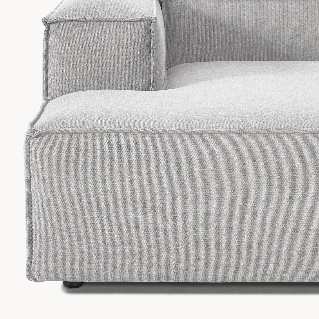 Trevi L-Shape Sofa in Light Gray