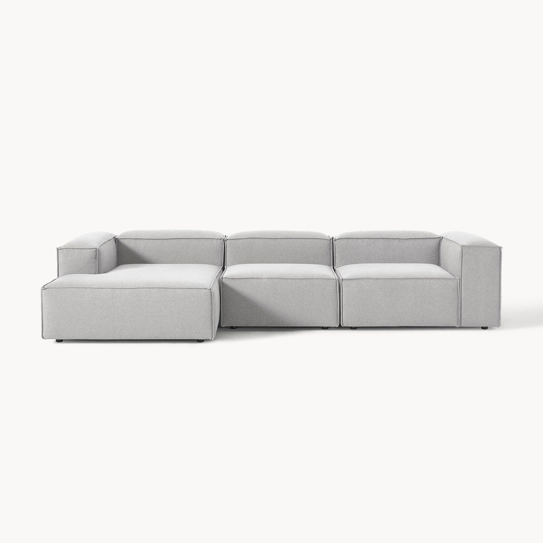 Trevi L-Shape Sofa in Light Gray