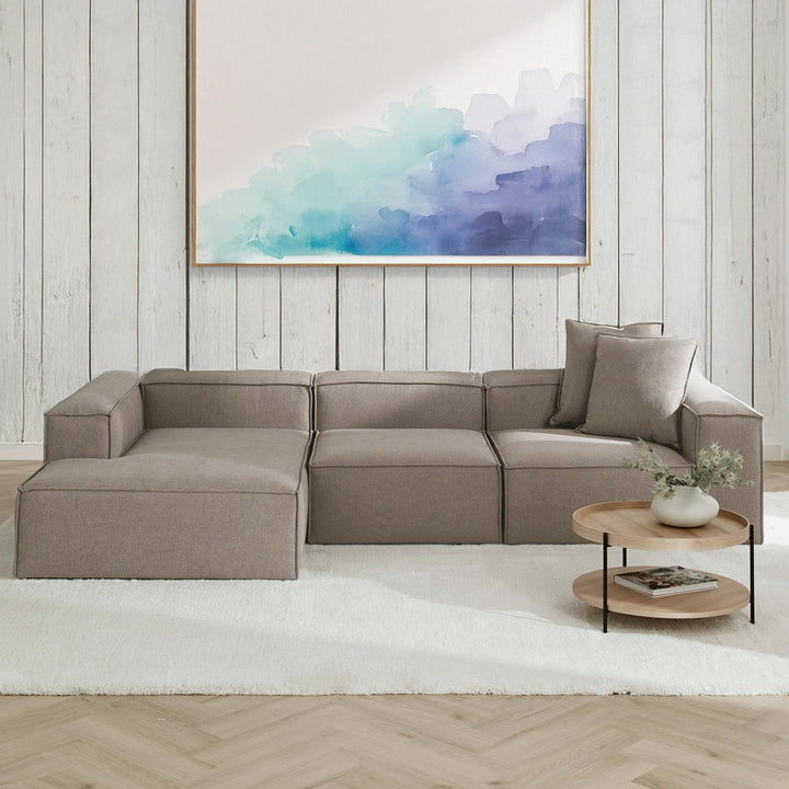 Trevi L Shape Sofa - Rust Gray – BLCK Homes